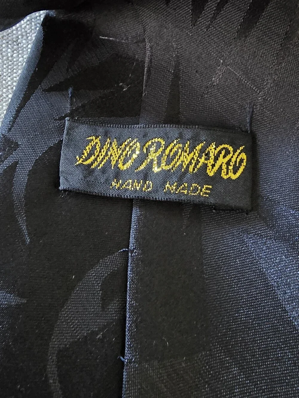 Vintage Dino Romaro Necktie Basketball New York City Hand Made Graphics